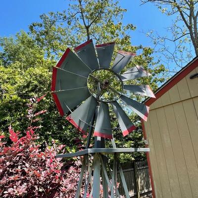 Outdoor Aluminum Windmill