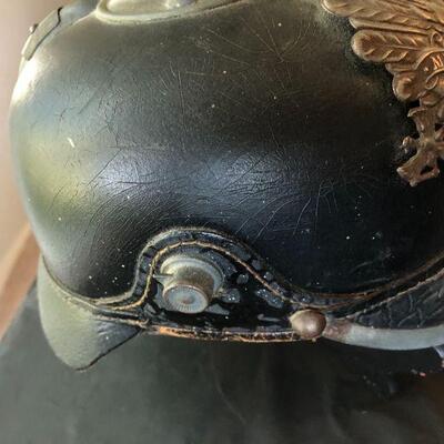 WWI Original German Prussian Infantry Pickelhaube Spiked Helmet marked Berlin 1916