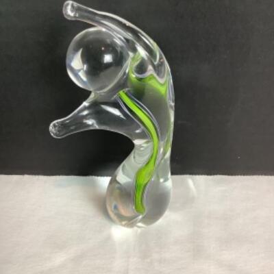 N - 221 BALANCE Hand Blown Glass Figure by Schmidt Rhea Studio 