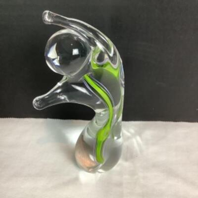 N - 221 BALANCE Hand Blown Glass Figure by Schmidt Rhea Studio 