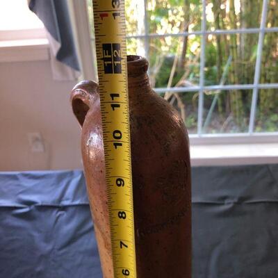 Rare 1800s Rhein Preussen German Stoneware Jug Bottle