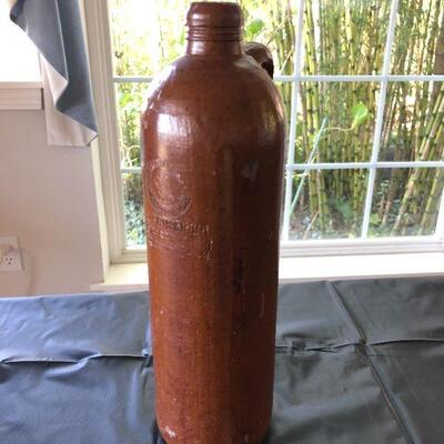Antique 1800s Taunus Brunnen By Appointment J Friedrich Grosskarben Frankfurt German Mineral Water Jug