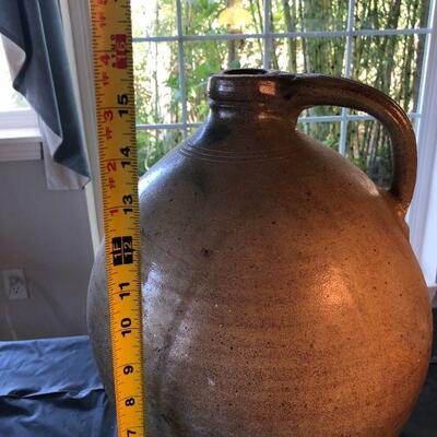 Antique Large Stoneware 16 Inch Jug