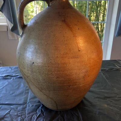 Antique Large Stoneware 16 Inch Jug