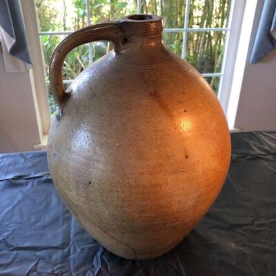 Antique Large Stoneware 16 Inch Jug