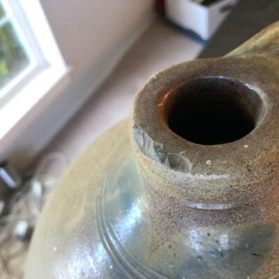 Antique Large Stoneware 16 Inch Jug