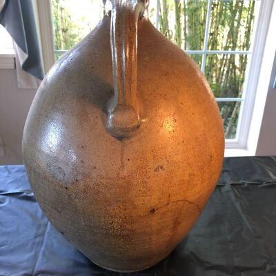 Antique Large Stoneware 16 Inch Jug