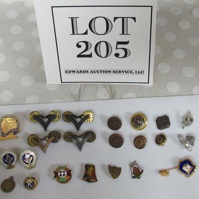 Lot of Vintage Tiny Tie/Lapel Pins Masons, 4H, Many More