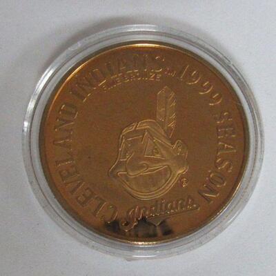 Cleveland Indians 1999 Season Jim Thome #196 Lt Ed Bronze Round 