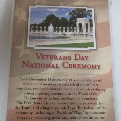 Veterans Day 2011 11-11-11 Honoring All Vets Round Medal