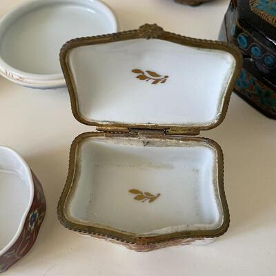 Lot 109 - Two Limoges & International Boxes