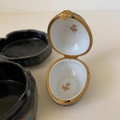 Lot 109 - Two Limoges & International Boxes