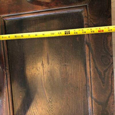 Antique Asian Pair of Handmade Wood Armchairs Chairs