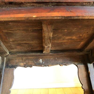 Antique Asian Pair of Handmade Wood Armchairs Chairs