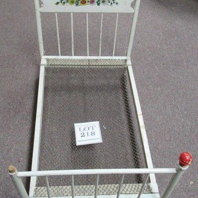 Antique Doll Bed With Antique Springs 
