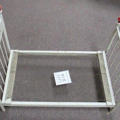 Antique Doll Bed With Antique Springs 