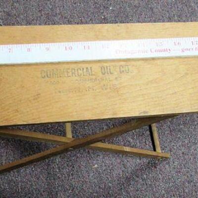 Child's Wooden Ironing Board Advertising Commercial Oil Company 