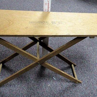 Child's Wooden Ironing Board Advertising Commercial Oil Company 