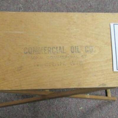 Child's Wooden Ironing Board Advertising Commercial Oil Company 