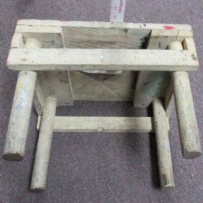 Antique Home Made Small Stool