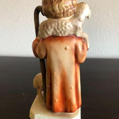 Antique Hummel Good Shepherd Boy with Sheep with Full Bee Stamp