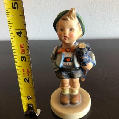 Antique Hummel Goebel 198 Home From Market Figurine Full Bee Stamp and W Goebel Signature