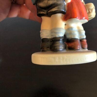 Antique Hummel Goebel 94 3/0 Surprise Girl and Boy with Baskey