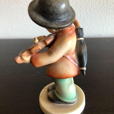 Antique Hummel The Little Fiddler Boy Playing Violin