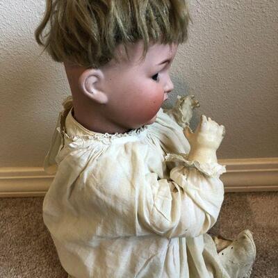 Rare Antique Simon & Halbig 126 Baby Doll in Original Clothing