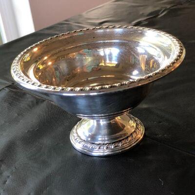 Antique Sterling Silver Candle Holders Napkin Rings and Webster Le Pierre Bowls