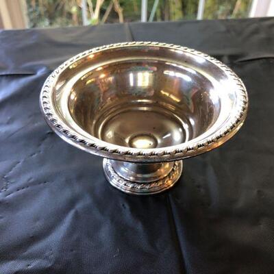 Antique Sterling Silver Candle Holders Napkin Rings and Webster Le Pierre Bowls