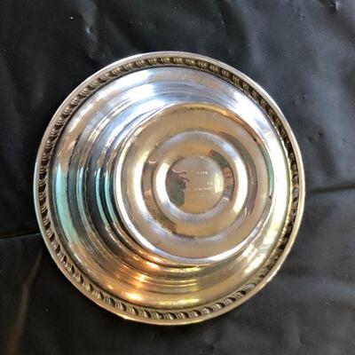 Antique Sterling Silver Candle Holders Napkin Rings and Webster Le Pierre Bowls