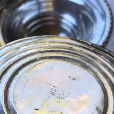 Antique Sterling Silver Candle Holders Napkin Rings and Webster Le Pierre Bowls