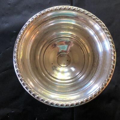 Antique Sterling Silver Candle Holders Napkin Rings and Webster Le Pierre Bowls