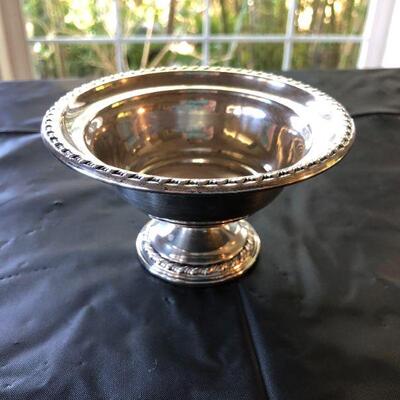 Antique Sterling Silver Candle Holders Napkin Rings and Webster Le Pierre Bowls