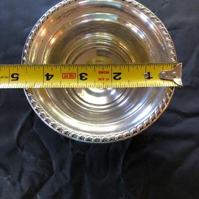 Antique Sterling Silver Candle Holders Napkin Rings and Webster Le Pierre Bowls