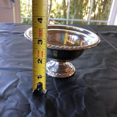 Antique Sterling Silver Candle Holders Napkin Rings and Webster Le Pierre Bowls