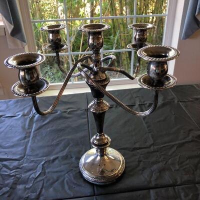 Gorgeous FB Rogers Silver Plate Candelabra
