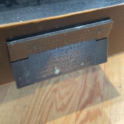 Black coffee table with four drawers 