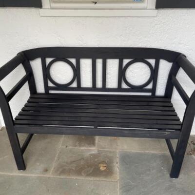 Black bench like new