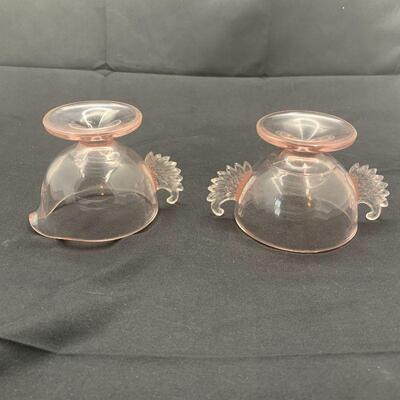 Westmoreland Glass Co. Pink Depression Glass Creamer And Sugar Bowl