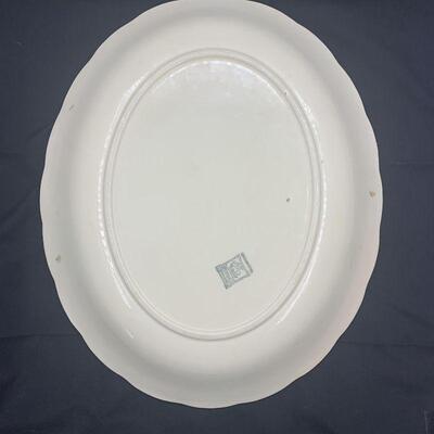 Vintage Grindley England Oval Porcelain Serving Plate