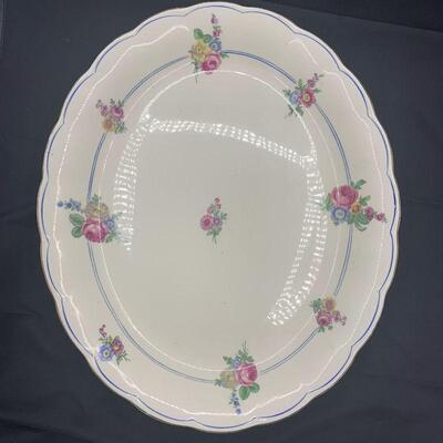 Vintage Grindley England Oval Porcelain Serving Plate