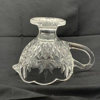 Vintage Godinger Shannon Pineapple Crystal Gravy Boat Dish