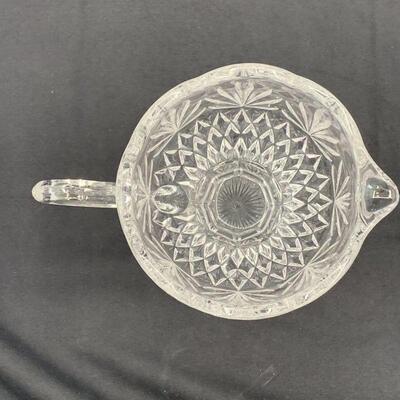 Vintage Godinger Shannon Pineapple Crystal Gravy Boat Dish