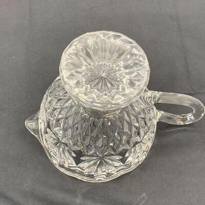 Vintage Godinger Shannon Pineapple Crystal Gravy Boat Dish