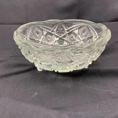 Vintage Art Deco Tripple Footed Candy Dish