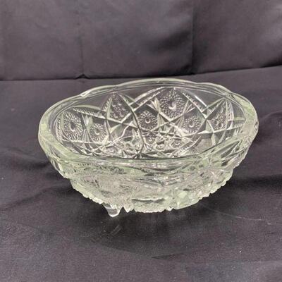 Vintage Art Deco Tripple Footed Candy Dish