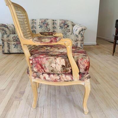 Vintage French Cane Chair