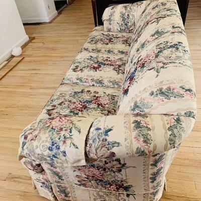 Vintage Broyhill Sofa -- Floral Pattern